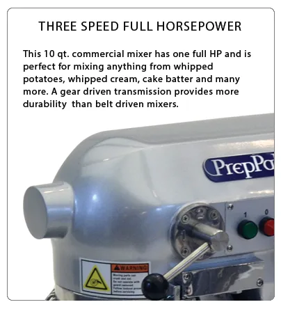 Atosa 10 lb Planetary Mixer feature