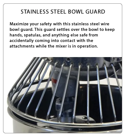 Atosa 10 lb Planetary Mixer feature