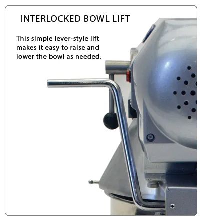 Atosa 10 lb Planetary Mixer feature