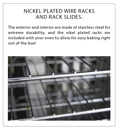 Atosa Gas Convection Ovens (Bakery Depth) feature