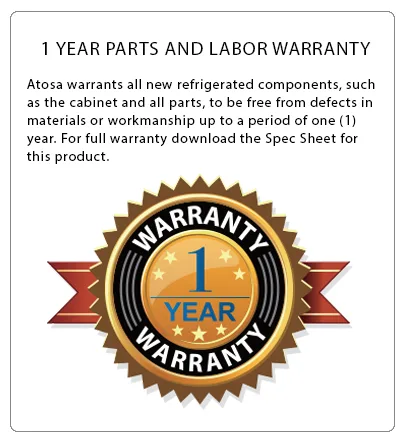 Atosa 12″ Manual Slicer warranty
