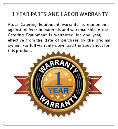 Atosa > 36″ Char Rock Broiler warranty