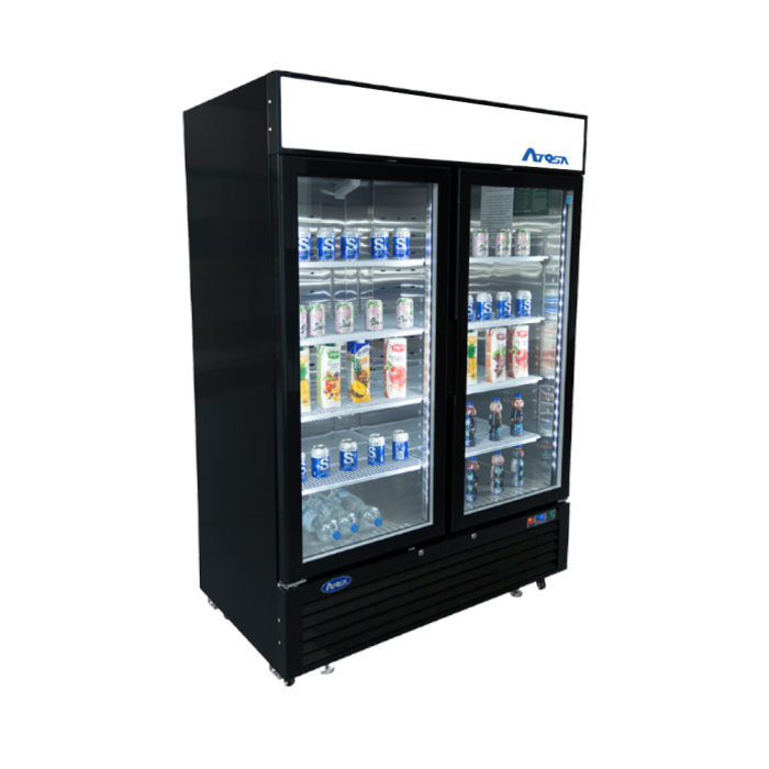 Atosa MCF8721ES - Cabinet Two (2) Glass Door Merchandiser Freezer - Image 4