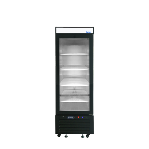 Atosa MCF8726GR - Black Cabinet One (1) Glass Door Merchandiser Cooler
