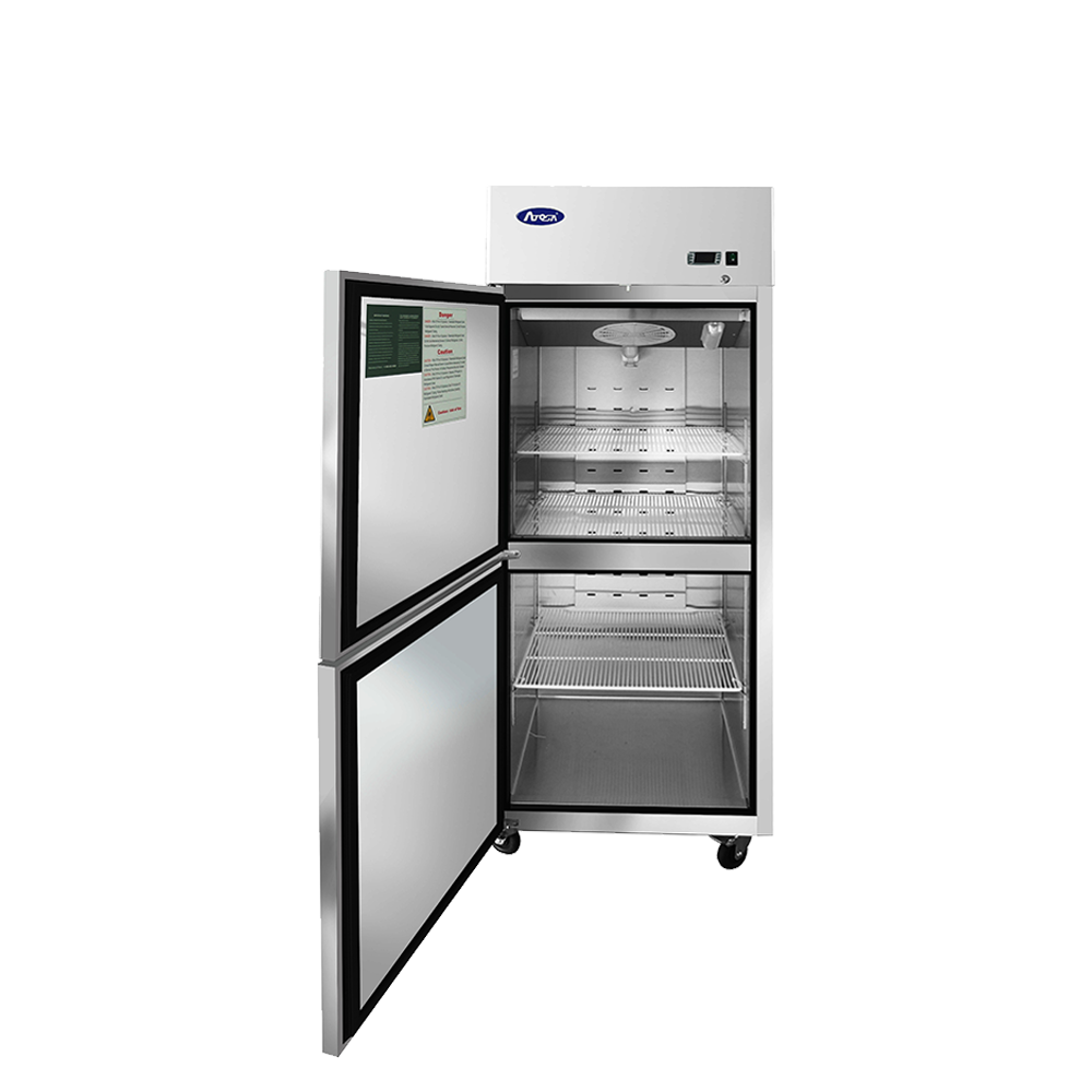 Atosa MBF8010GRL - Top Mount Two (2) Divided Door Reach-in Refrigerator, Left-hand Hinge - Image 3