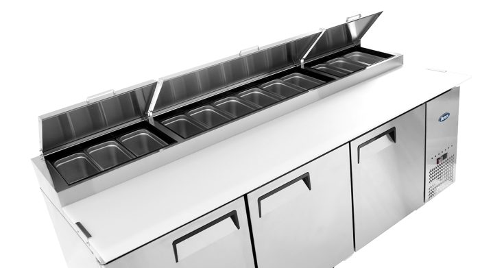 Atosa MPF8203GR - 93″ Refrigerated Pizza Prep. Table - Image 8