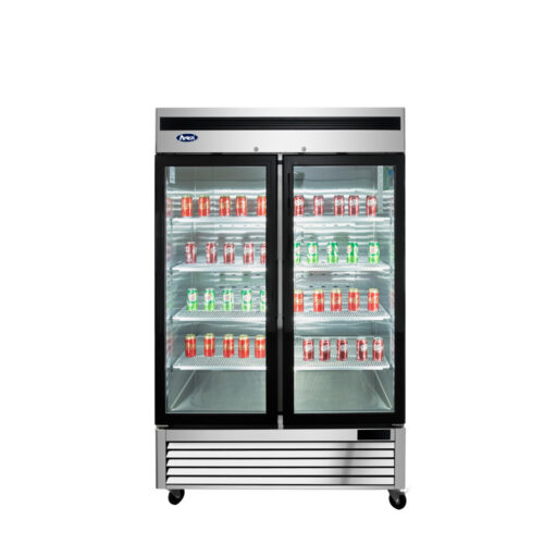 Atosa MCF8707GR - Two (2) Glass Door Merchandiser Cooler