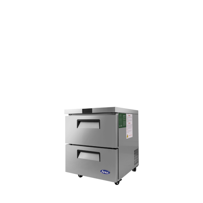 Atosa MGF8415GR - 27″ Two-Drawer Undercounter Refrigerator - Image 4