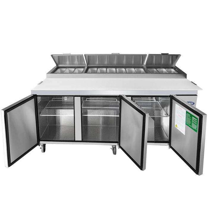 Atosa MPF8203GR - 93″ Refrigerated Pizza Prep. Table - Image 5