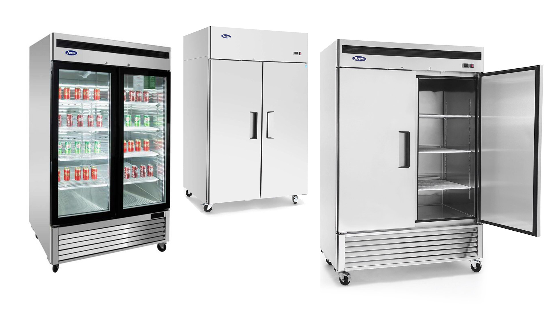 Atosa 2 Door Commercial Refrigerator